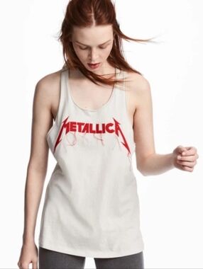 Metallica x H&M Divided Racerback Tank Top (2017), NWT